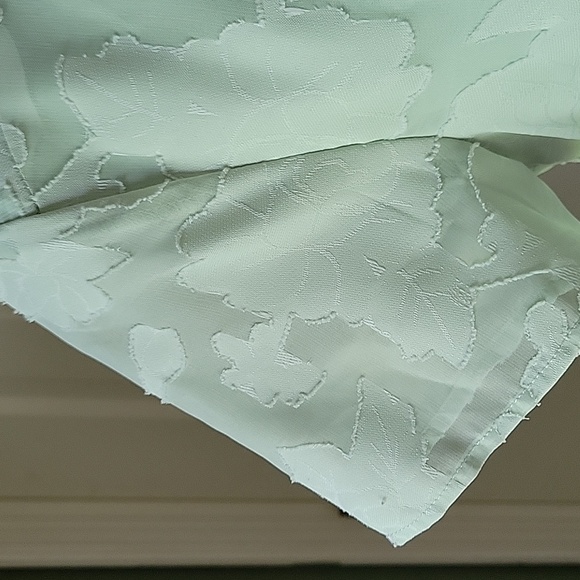 Lulus Mint Green Textured Maxi Wrap Dress Tiered And Ruffled Sz Xs - Picture 5 of 8